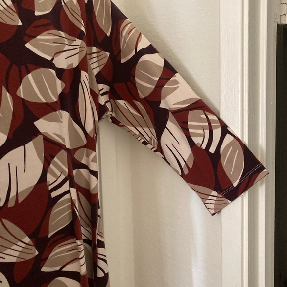 SoftSurroundings Faux Wrap Crisscross Bodice Dress - Picture 5 of 12